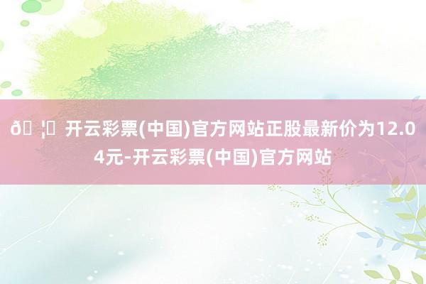 🦄开云彩票(中国)官方网站正股最新价为12.04元-开云彩票(中国)官方网站