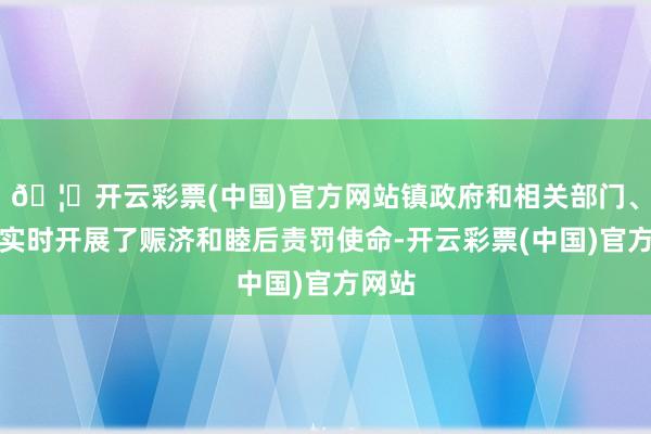 🦄开云彩票(中国)官方网站镇政府和相关部门、组织实时开展了赈济和睦后责罚使命-开云彩票(中国)官方网站