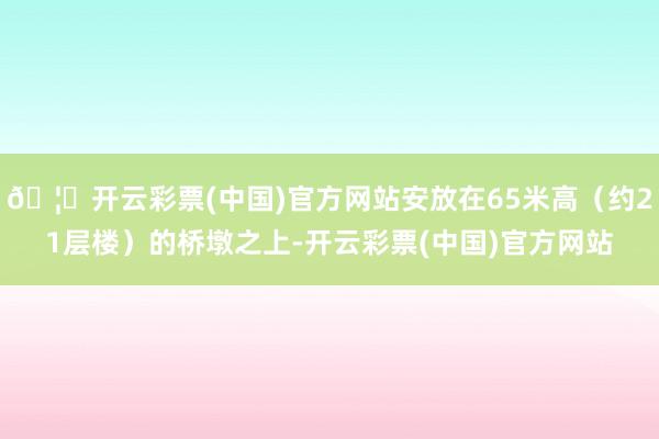 🦄开云彩票(中国)官方网站安放在65米高（约21层楼）的桥墩之上-开云彩票(中国)官方网站